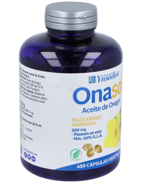 Onasol Onagra 500Mg Vit.E 10Mg 450 Perlas