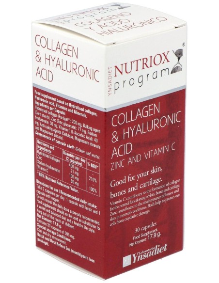 Ac. Hialuronico Y Colageno 30Cap.