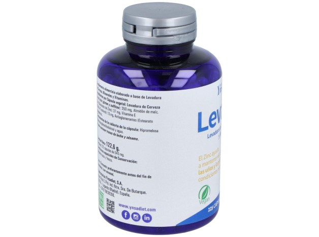 Levazinc (Levadura De Cerveza Viva) 350Mg. 225Cap.