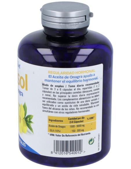 Onasol Onagra 500Mg Vit.E 10Mg 450 Perlas