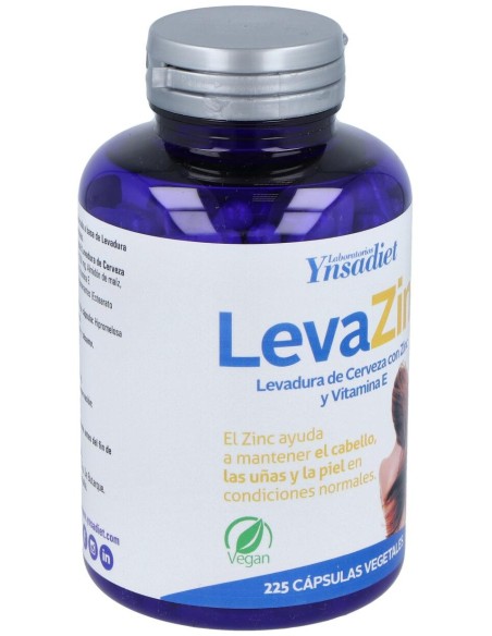 Levazinc (Levadura De Cerveza Viva) 350Mg. 225Cap.
