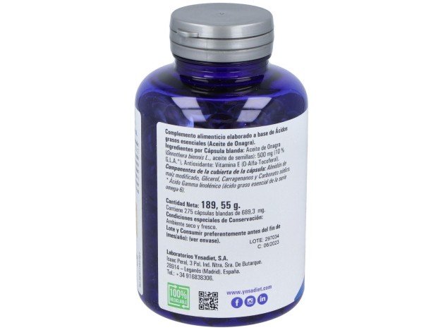 Onasol Onagra 500Mg Vit.E 10Mg 275 Perlas