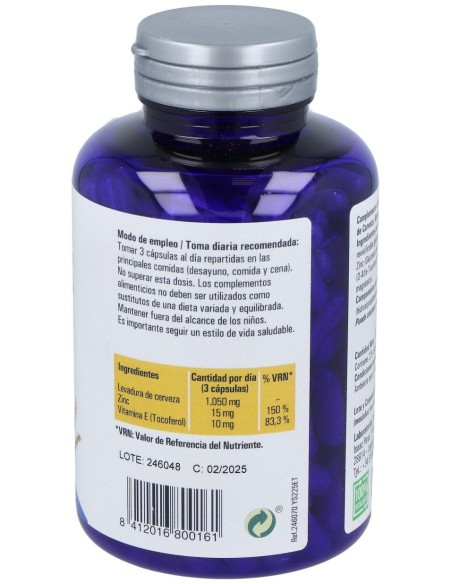 Levazinc (Levadura De Cerveza Viva) 350Mg. 225Cap.