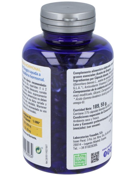Onasol Onagra 500Mg Vit.E 10Mg 275 Perlas