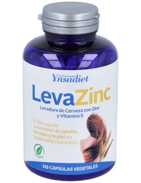 Levazinc (Levadura De Cerveza Viva) 350Mg. 225Cap.