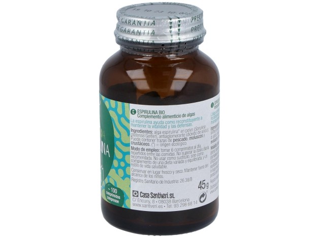 Santiveri Quanticum Alga Espirulina Comp. 45Gr.
