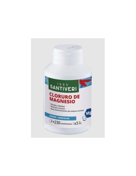 Santiveri Cloruro Magnésico, 230 Comprimidos