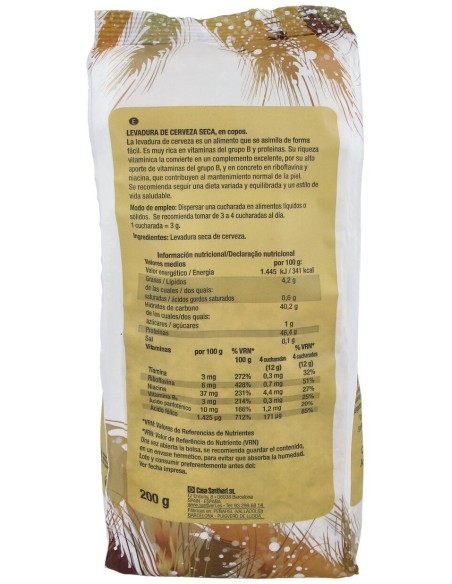 Santiveri Levadura De Cerveza En Copos 200G