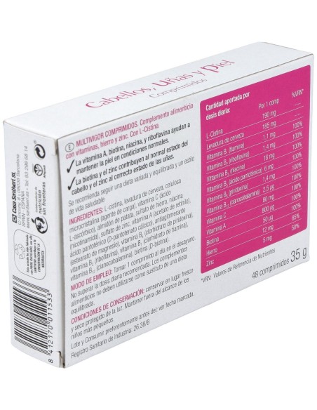 Multivigor Cabello Uñas Y Piel 48Comp.