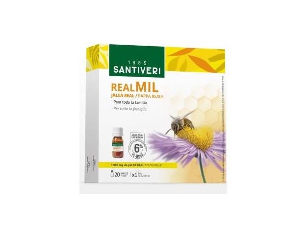 Santiveri Real Mil  Jalea Real 20 Viales