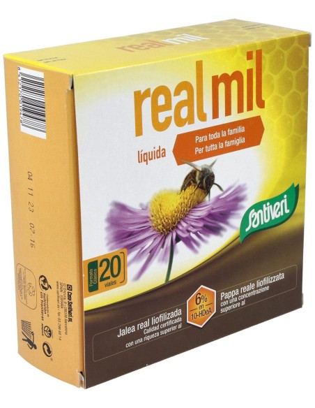 Santiveri Real Mil  Jalea Real 20 Viales