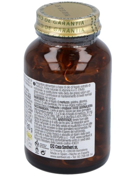 Santiveri Aceite De Hígado De Bacalo, 120 Perlas