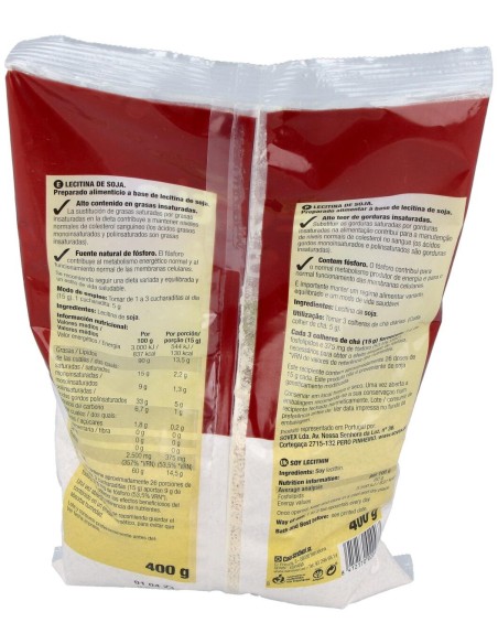 Santiveri Lecitina Bolsa De 400 Gr.