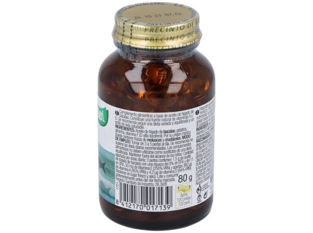 Santiveri Aceite De Hígado De Bacalo, 120 Perlas