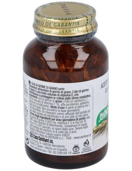 Santiveri Aceite De Germen De Trigo 120 Perlas