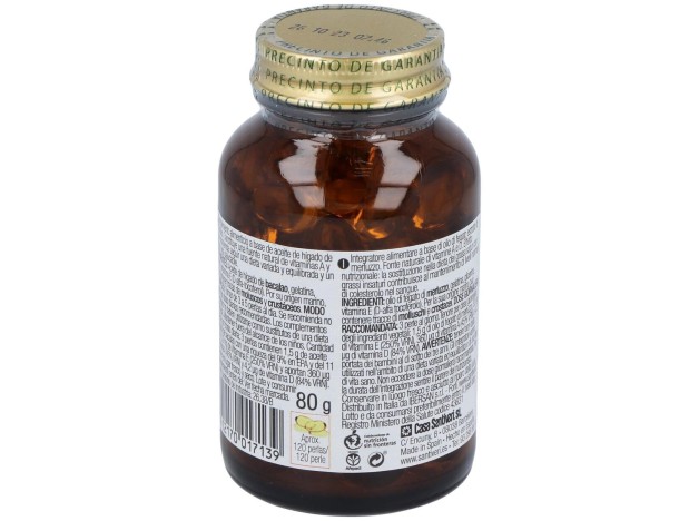 Santiveri Aceite De Hígado De Bacalo, 120 Perlas