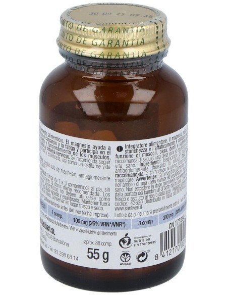 Santiveri Quelato Magnésico, 88 Comprimidos