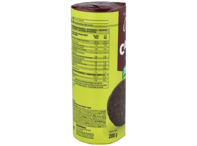 Galletas Digestive Cacao 0% Azucares 200Gr.