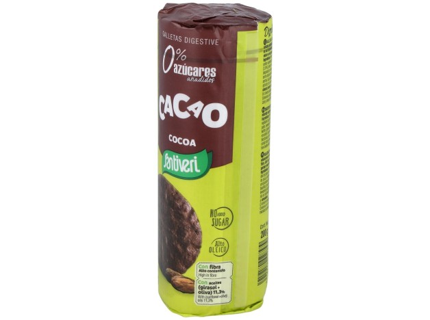 Galletas Digestive Cacao 0% Azucares 200Gr.