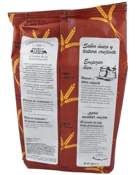 Santiveri Pan Integral Dextrin, 300 G