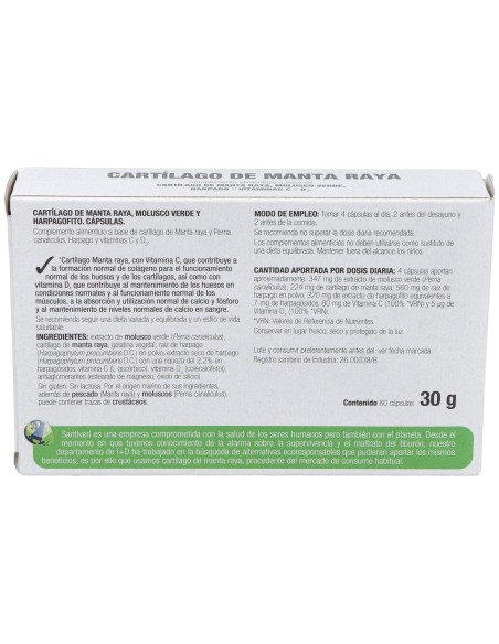 Artrosin Cartilago Manta Raya 60Cap.