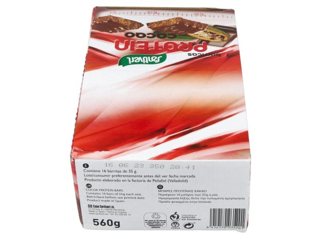 Barritas Protein Cacao Caja 16Ud.