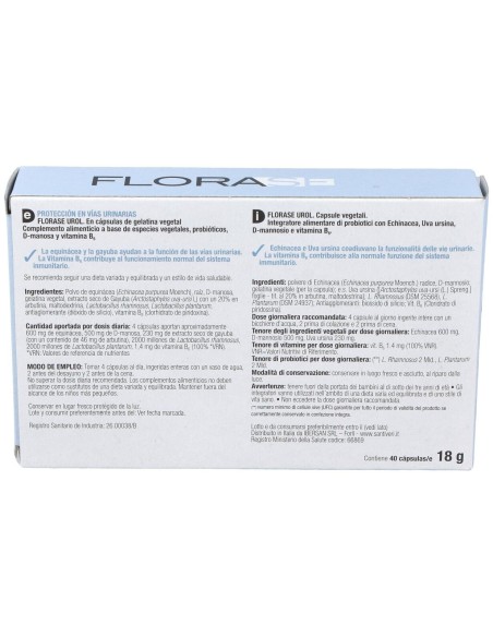 Florase Urol 40 Caps