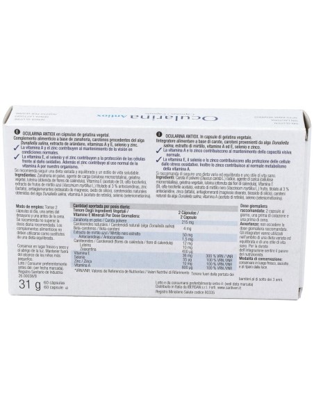 Santiveri  Ocularina Antiox 60 Capsulas
