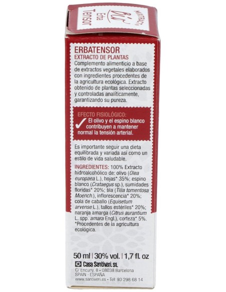 Santiveri Mixtract-8 Erbatensor Bio 50Ml
