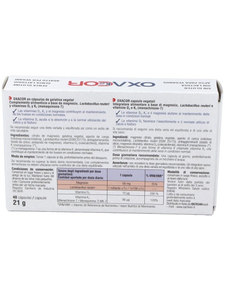 Oxacor K-2 40Cap.