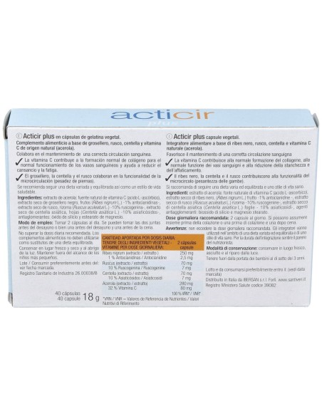 Acticir Plus 40Cap.