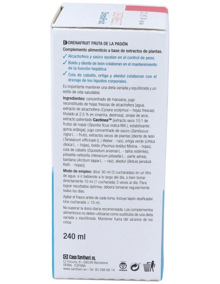 Santiveri Db-Drenafruit Jarabe