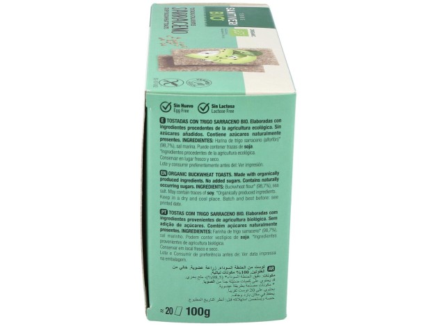 Tostadas De Trigo Sarraceno 100Gr. Bio