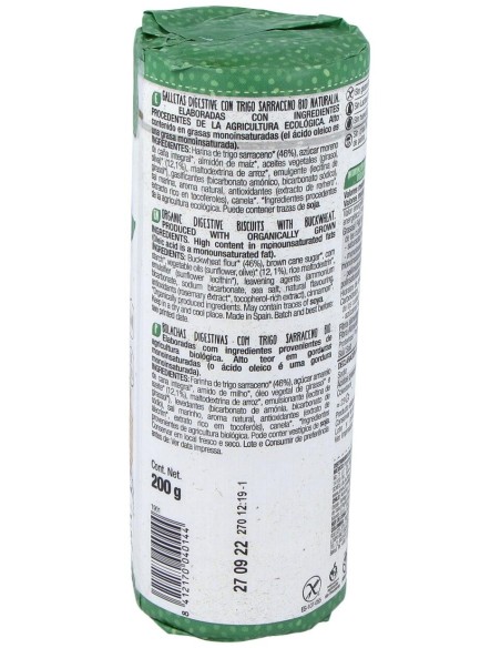 Santiveri Galletas Digestive Sarraceno Bio 200G