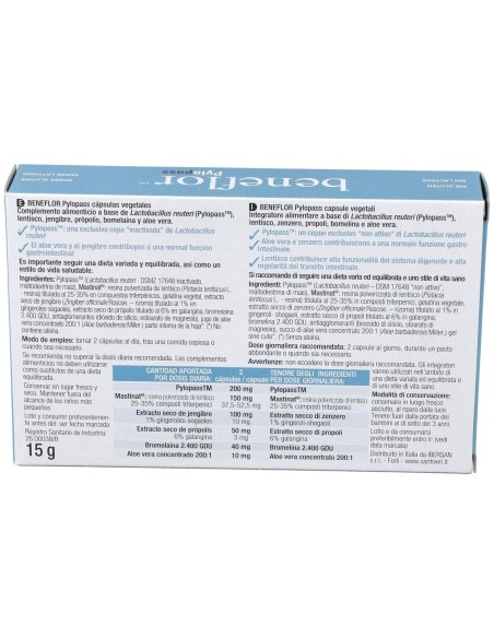 Santiveri Beneflor Pylopass Capsulas
