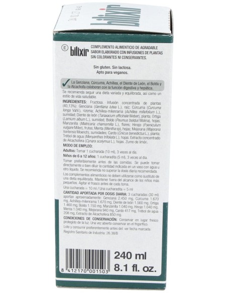 Bilixir Jarabe 240Ml.