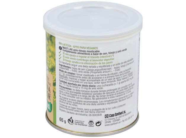 Santiveri Sanaflor Bote Mast-Lax Gases 65Gr