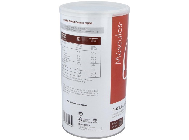 Dynamic Proteina Vegetal Cacao 455Gr.