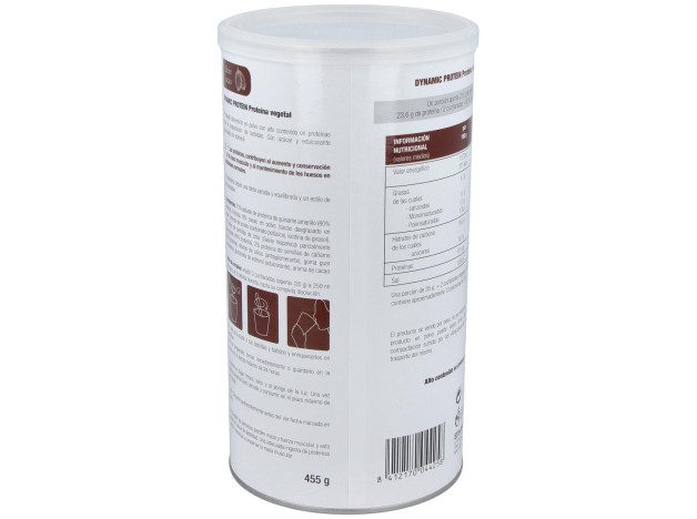 Dynamic Proteina Vegetal Cacao 455Gr.
