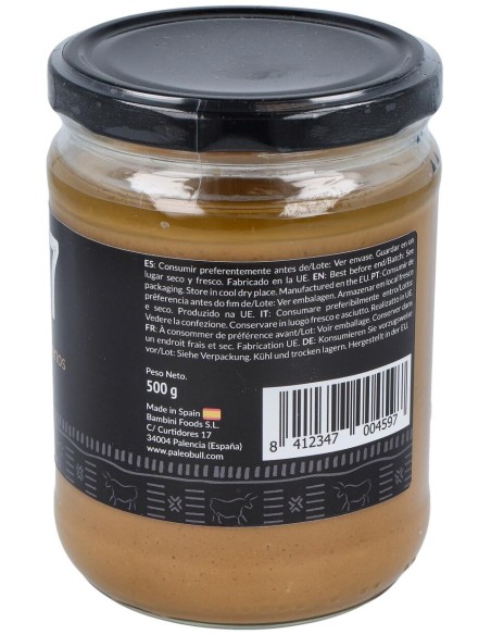 Paleobull Crema 100% Natural Cacahuete 500G