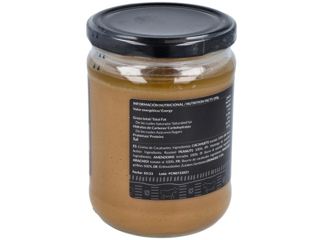 Paleobull Crema 100% Natural Cacahuete 500G