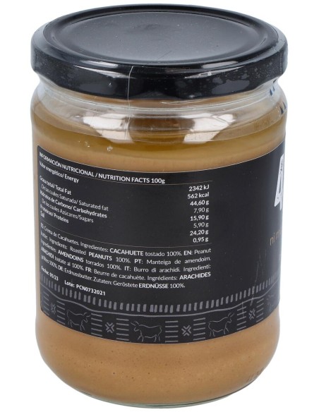 Paleobull Crema 100% Natural Cacahuete 500G