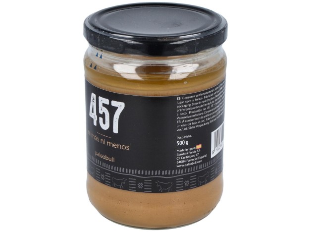 Paleobull Crema 100% Natural Cacahuete 500G
