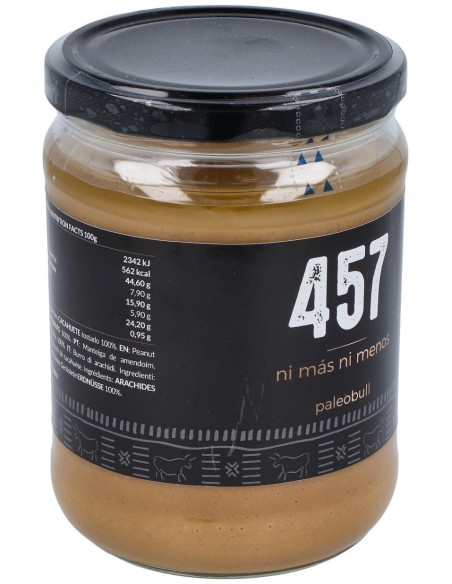 Paleobull Crema 100% Natural Cacahuete 500G