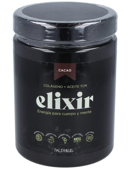 Paleobull Elixir Colageno+Aceitetcm Chocolat 450Gr
