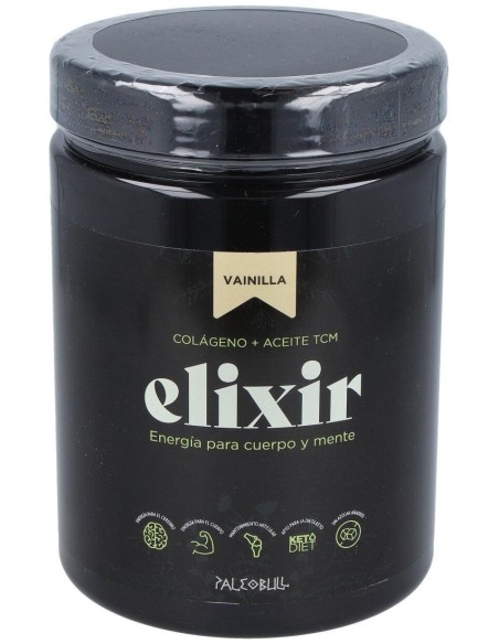 Paleobull Elixir Colageno+Aceitetcm Vainilla 450Gr
