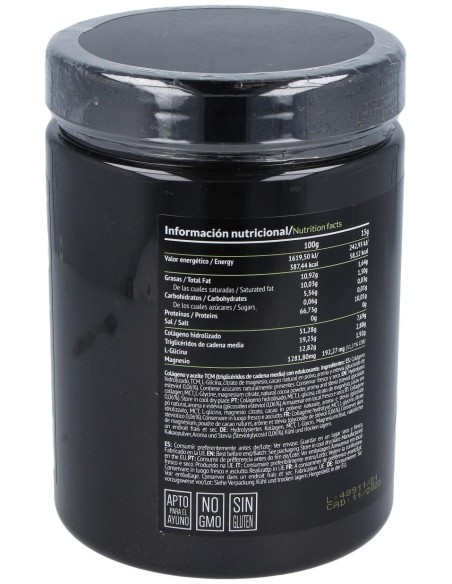 Paleobull Elixir Colageno+Aceitetcm Chocolat 450Gr