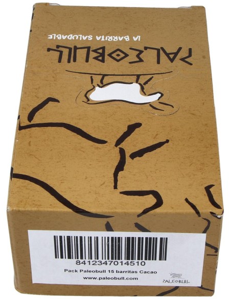 Paleobull Barritas Cacao Caja 15Ud.