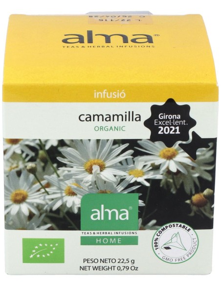 Manzanilla Infusion 15Piramides. Eco Vegan