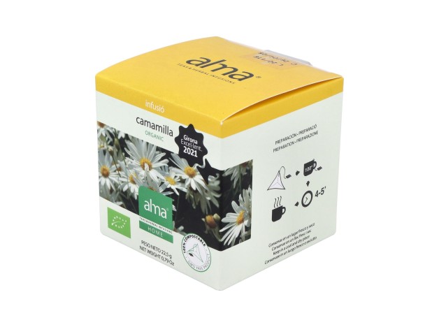Manzanilla Infusion 15Piramides. Eco Vegan